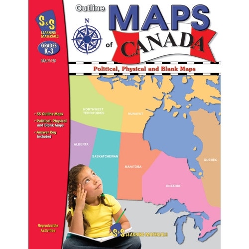 Gr K-3 Outline Maps of Canada