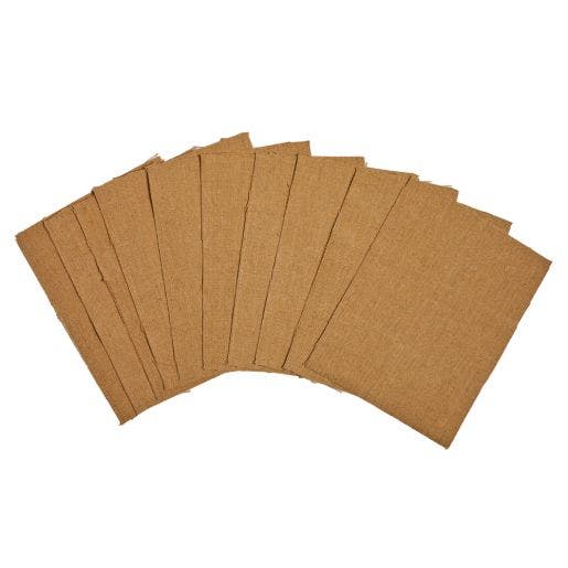 Natural Burlap 10 Sheets 8.5 X 11