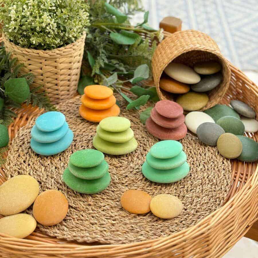 Natural Sorting Stones Nature Collection