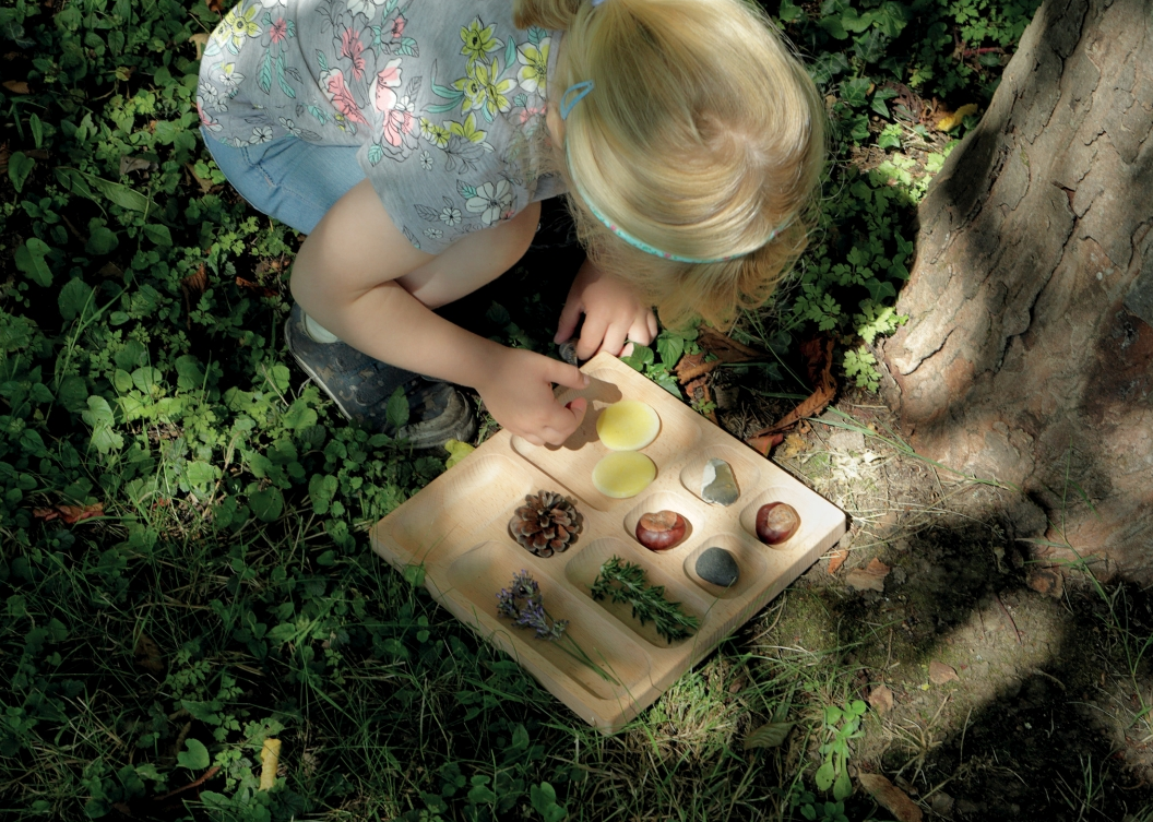 Natural Tinker Tray 9 sections