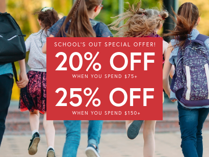 School's Out Sale - Buy More, Save More! Learn More.