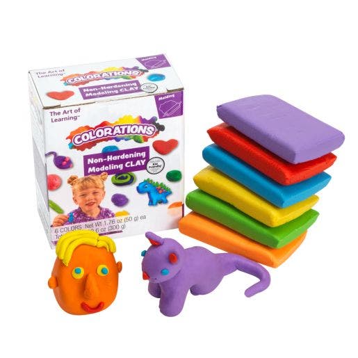 Non Hardening Clay Set of 6