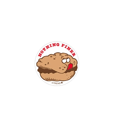 Nothing Finer/Hamburger scent Retro Scratch n Sniff Stinky Stickers 24 ct
