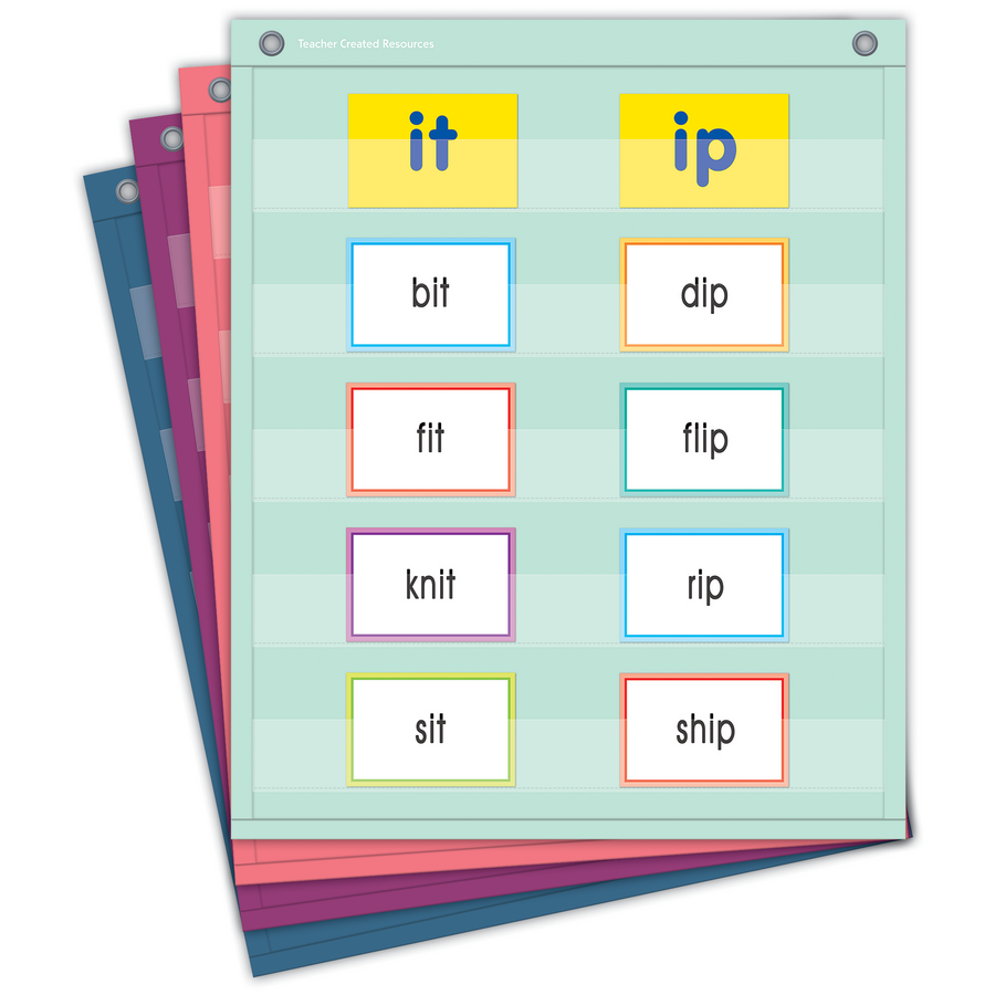 Oh Happy Day Magnetic Mini Pocket Charts 14 x 17in