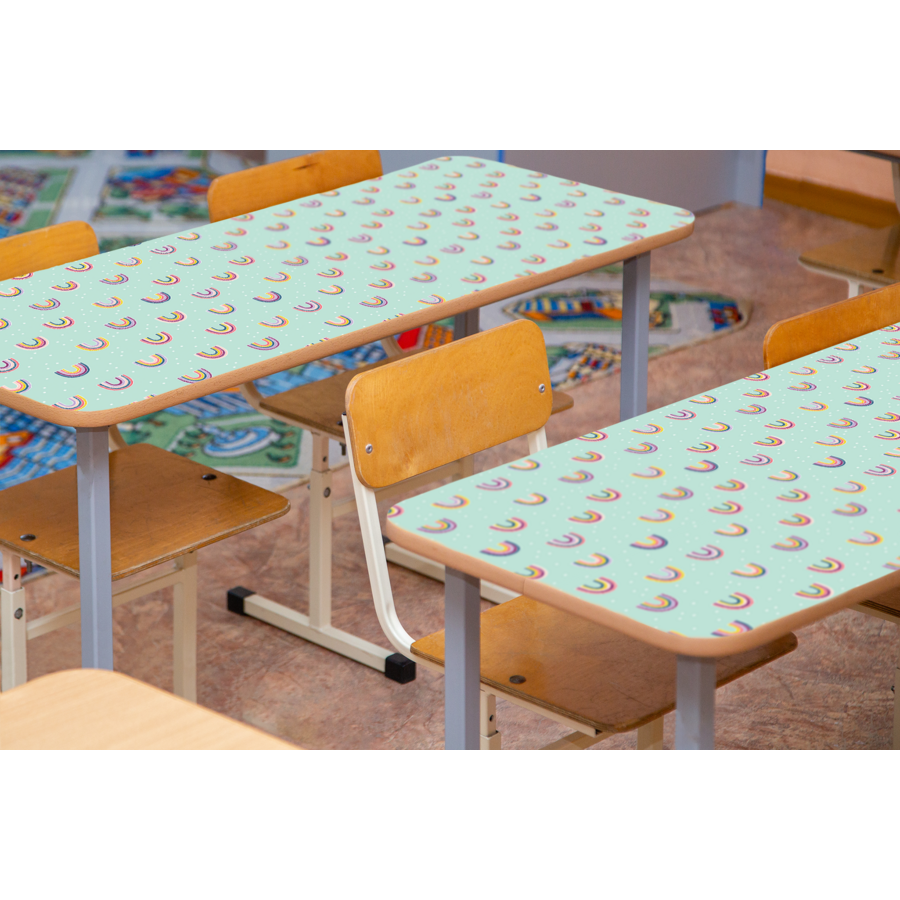Oh Happy Day Rainbows Peel and Stick Decorative Paper