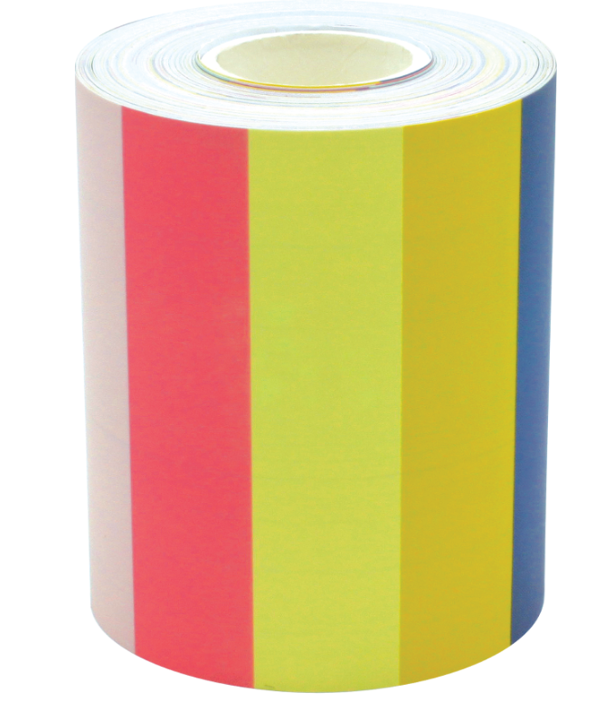 Oh Happy Day Stripes Straight Rolled Border Trim