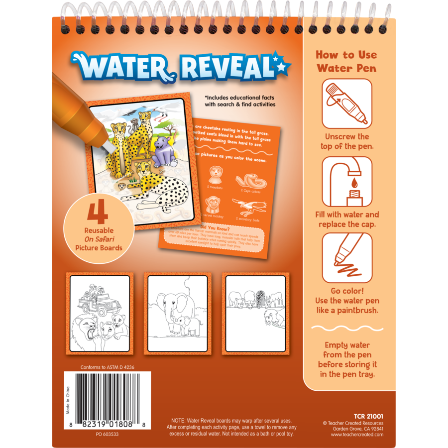 On Safari Water Reveal