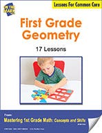 First Grade Geometry Lesson for Common Core (eLesson eBook)