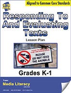 Responding To and Evaluating Texts Lesson Plan (eBook) Ebook