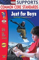 Just for Boys Reading Comprehension Gr. 6-8 Ebook