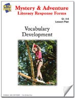 Mystery and Adventure Response Forms: Vocabulary Development