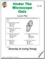 Under the Microscope Quiz Lesson Plan Ebook