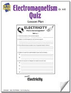 Electromagnetism Quiz Lesson Plan Ebook
