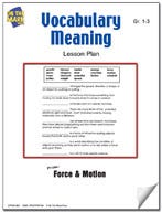 Vocabulary Meaning Lesson Plan Ebook
