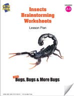Insects Brainstorming Worksheets Lesson Plan Ebook