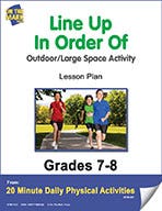 Line Up In Order Of Lesson Plan (eLesson eBook) Ebook