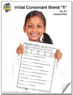 fl Initial Consonant Blend Lesson Plan K-1 Ebook