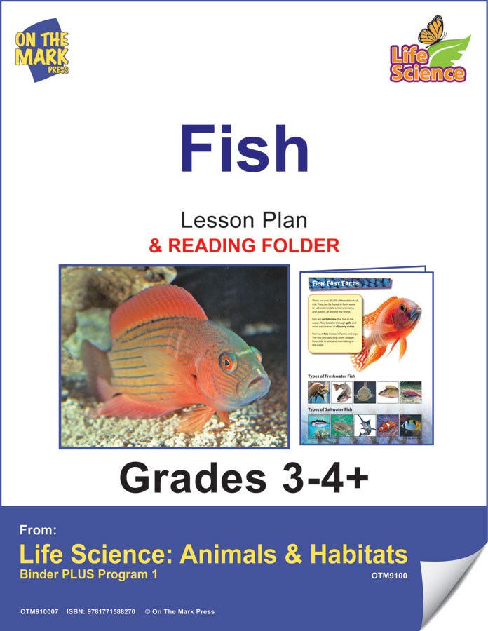 Life Science Animals & Habitats - Fish e-lesson plan Ebook