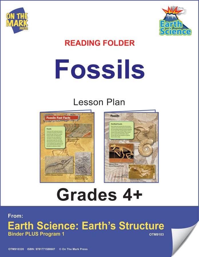 Earth Science - Reading Folder - Fossils Ebook