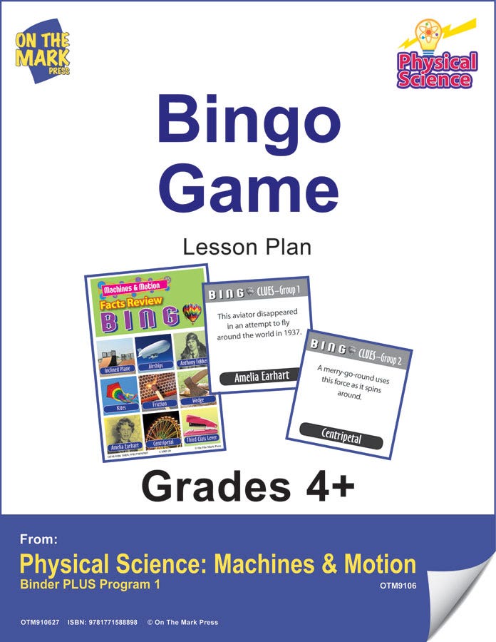 Physical Science - Bingo Game Ebook