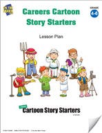 Careers Cartoon Story Starters Grades 4-6 Ebook