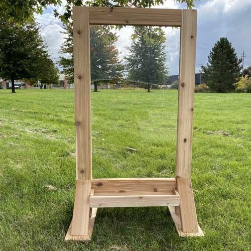 Outdoor Art Easel with Paint Holder by Naturally Inspired Play