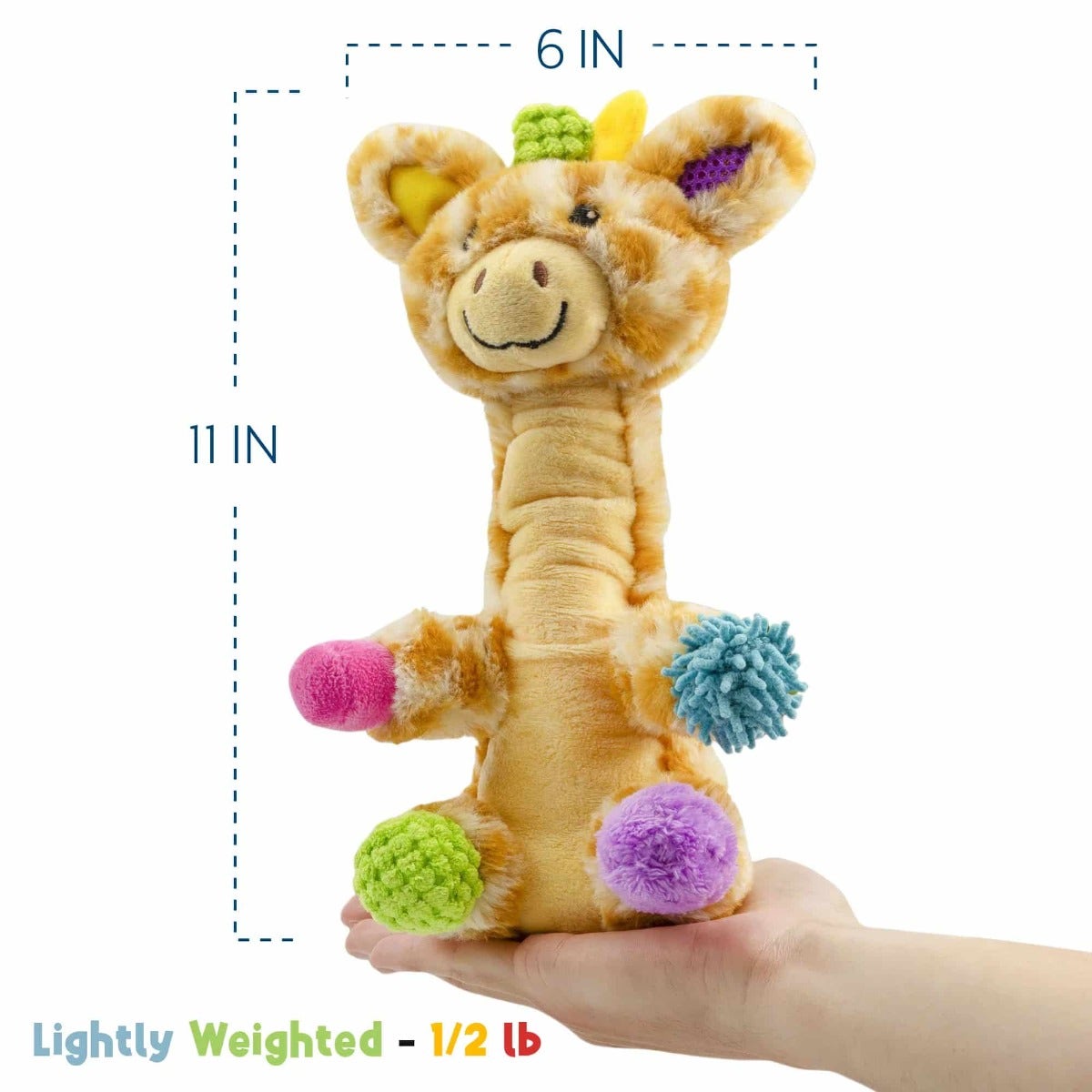 Patches The Mini Sensory Giraffe with Extendable Neck