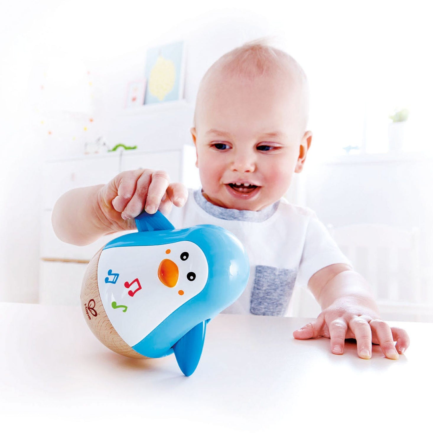 Penguin Musical Wobbler by Hape