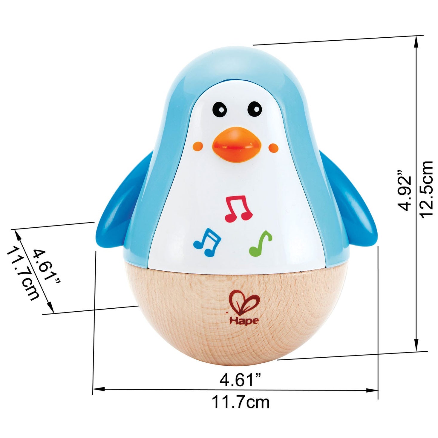 Penguin Musical Wobbler by Hape