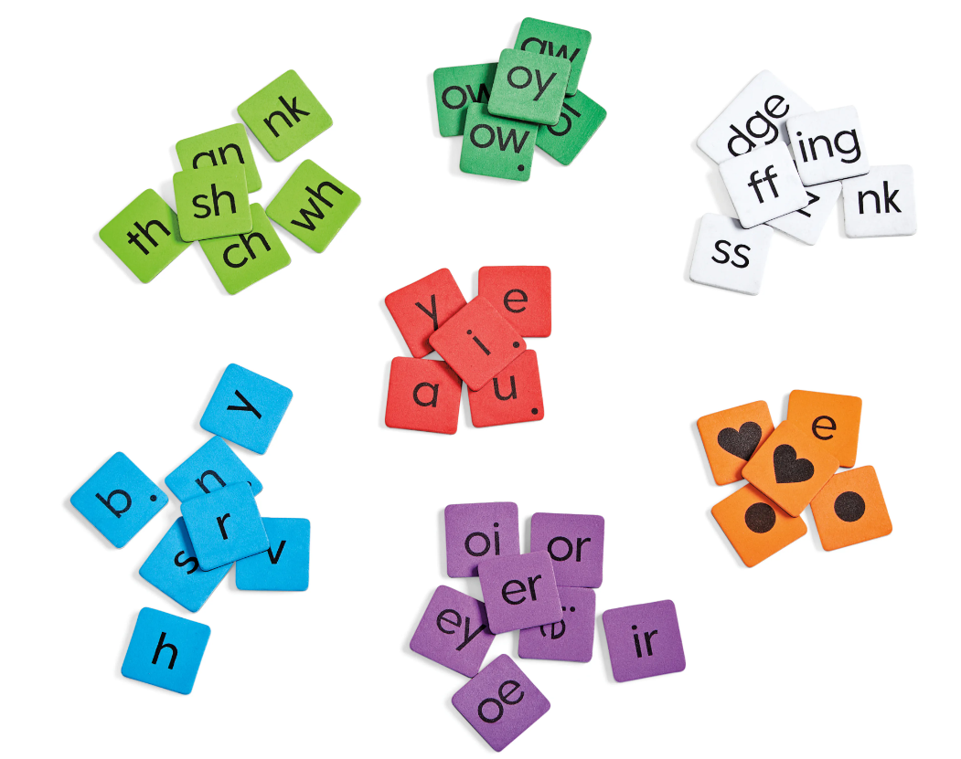 Phonics Word-Building Magnetic Tiles