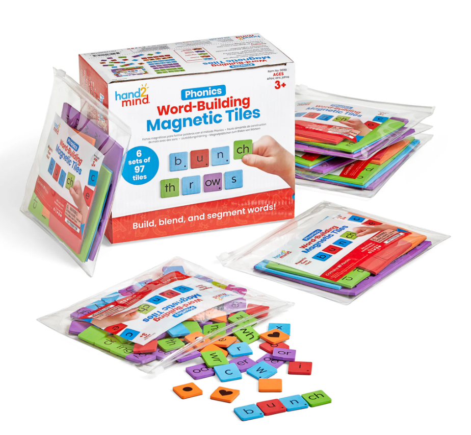 Phonics Word-Building Magnetic Tiles