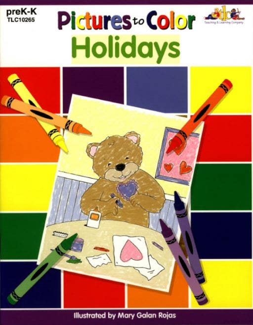 Pictures to Color: Holidays Ebook