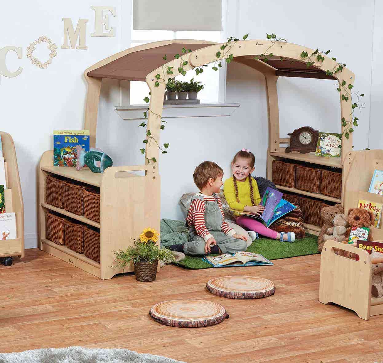 Playscape Tall Den Cave Set With Taupe cover