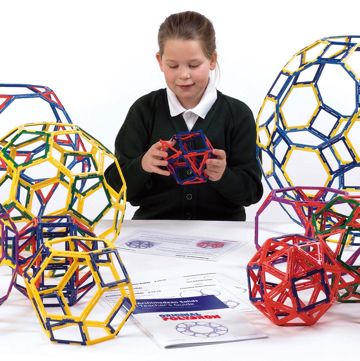 Polydron Frameworks Archimedean Solids Standard Set