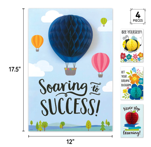 Positive Mindset Inspire U 4-Poster Pack