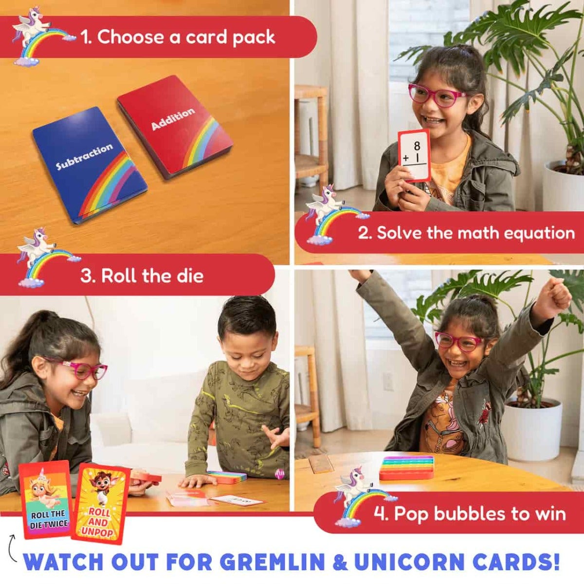 Pre-K & Kindergarten Addition & Subtraction Card Pack