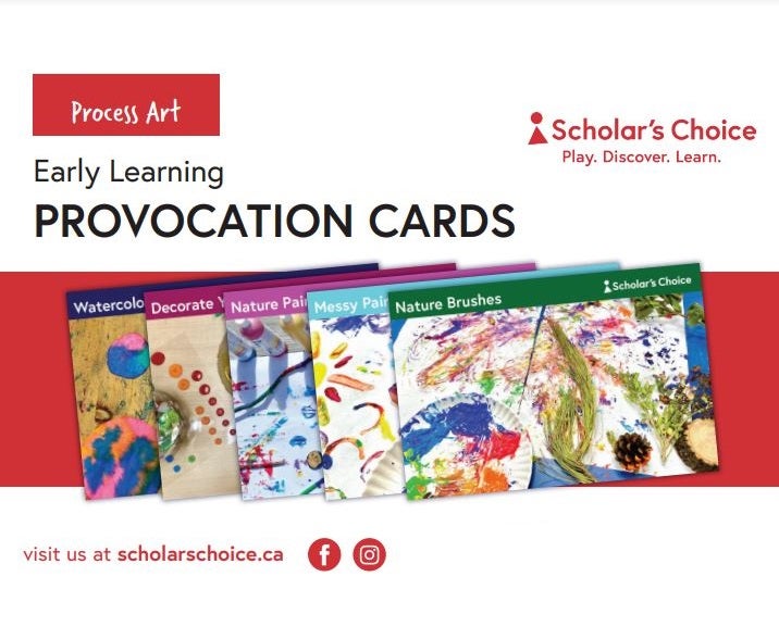 Process Art Provocation Cards Set of 25