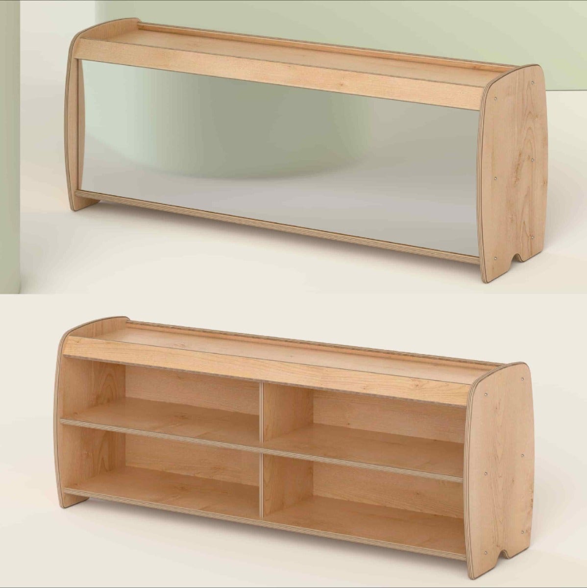 Woodlyn Pull-Up & Look Shelf 46inL x 18.1inH