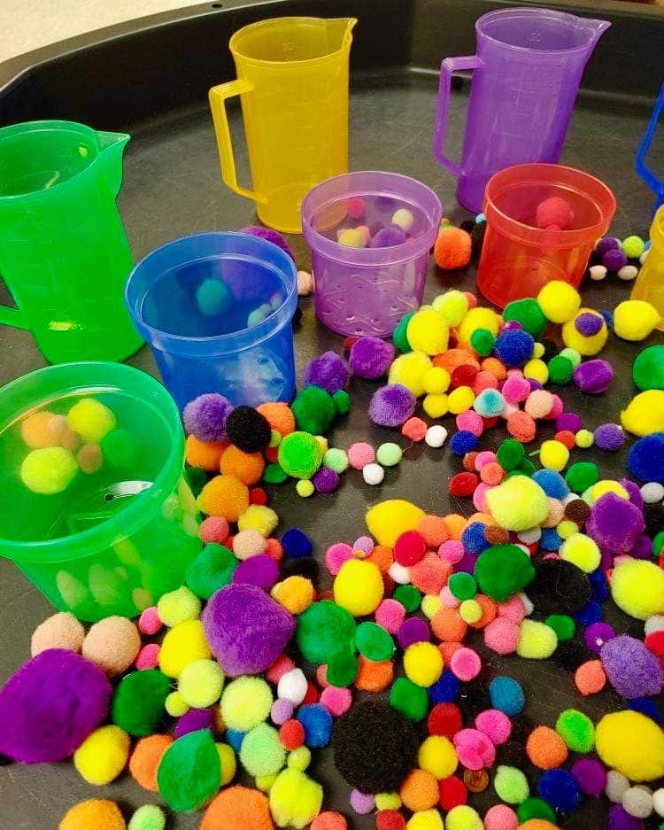 Rainbow Pom Pom Sort & Scoop Collection