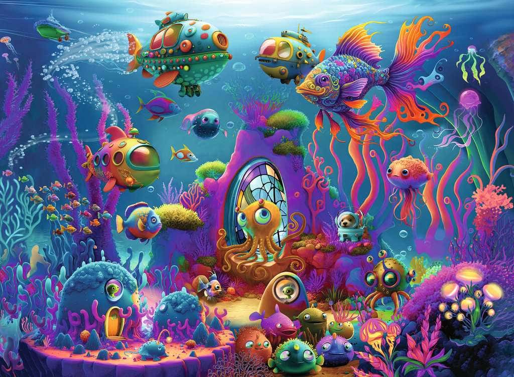 Ravensburger Aliens Ocean 150 piece Puzzle