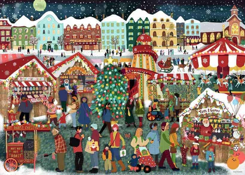 Ravensburger Christmas Market 1000 piece Puzzle