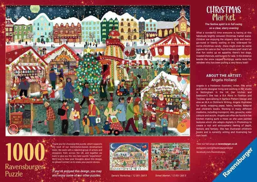 Ravensburger Christmas Market 1000 piece Puzzle