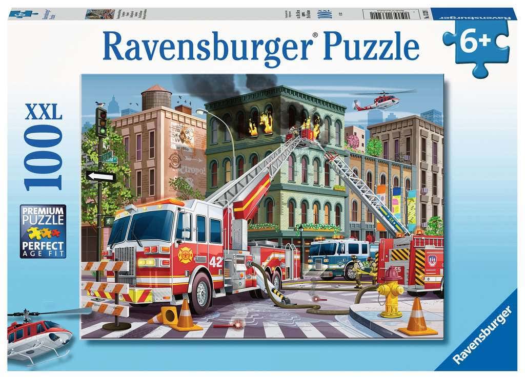 Ravensburger Fire Truck Rescue 100 piece Puzzle