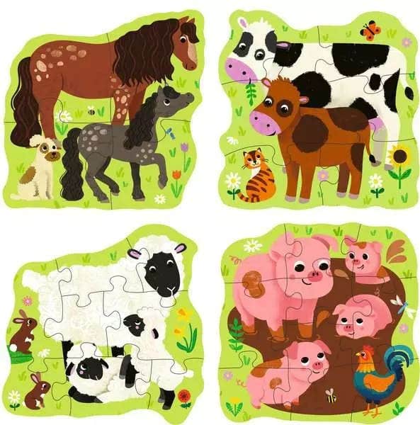 Ravensburger Puzzle Up Farm Animals 4/6/8/10 piece
