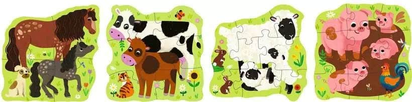 Ravensburger Puzzle Up Farm Animals 4/6/8/10 piece