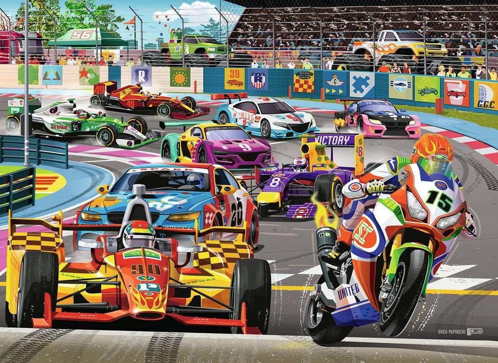 Ravensburger Racetrack Rally 60 piece Puzzle