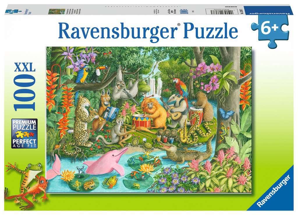Ravensburger Rainforest River Band 100 piece Puzzle