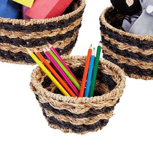 Rush Grass Bowls Set of 3