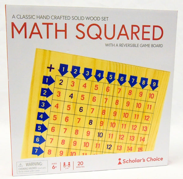 Scholars Choice Math Squared Game