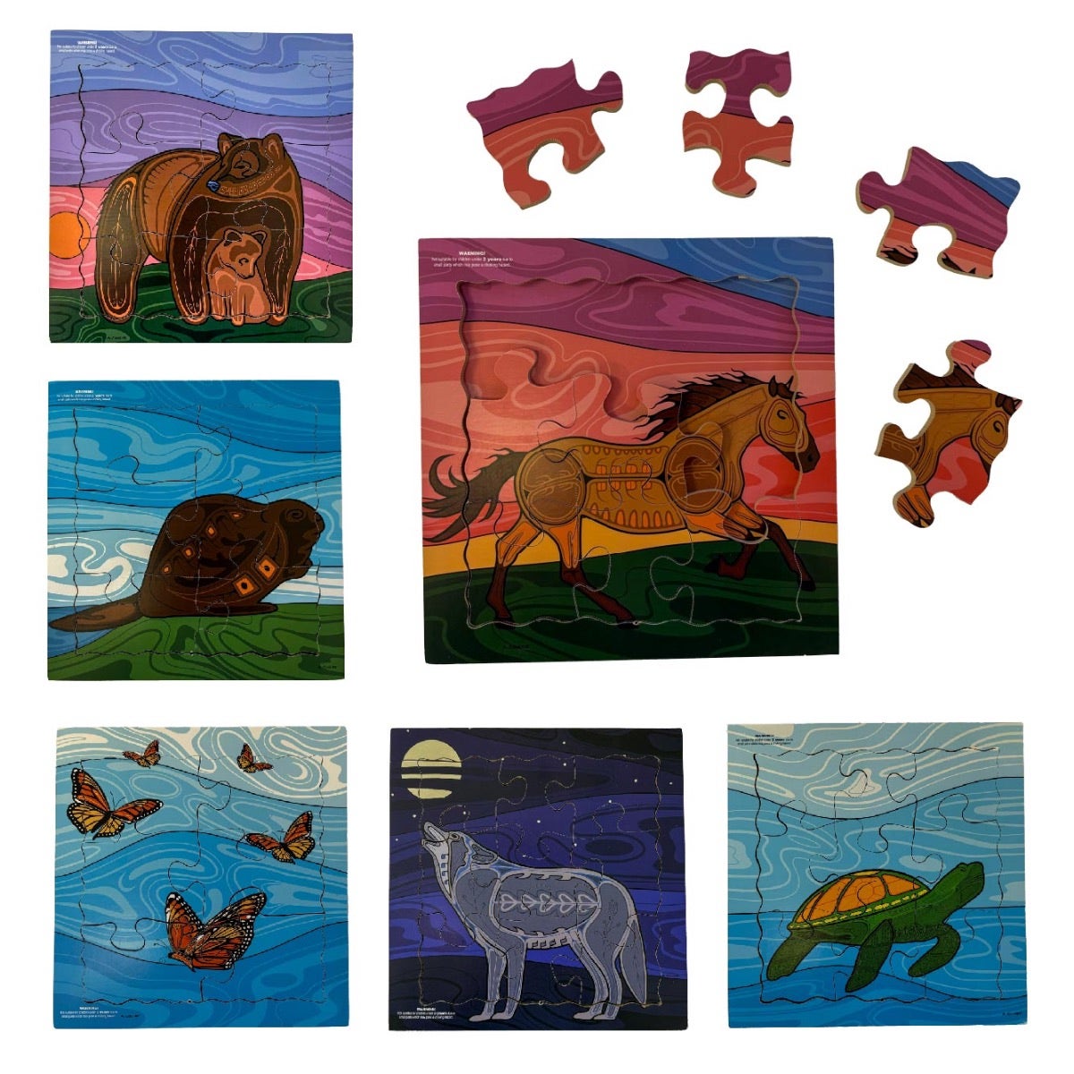 Indigenous Animals Puzzle Set 1
